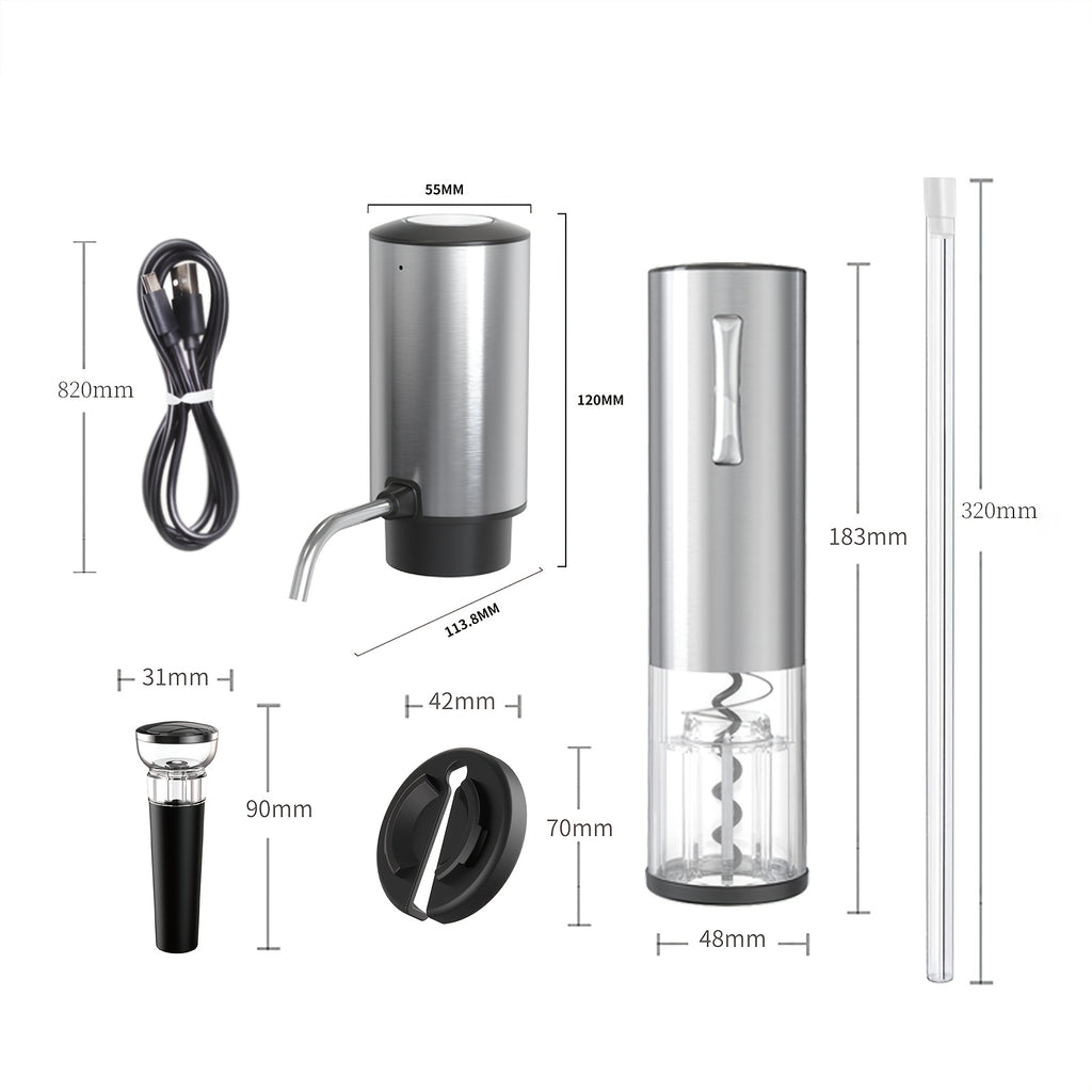 Electric Wine Opener Set