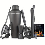 Juego de coctelera parisina negra – Bartender profesional