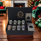 Stainless Steel Cup Set – 8 Cups & 2 Openers Gift Box