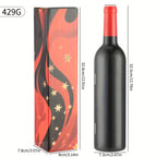 Juego de abrebotellas de acero inoxidable - Kit de herramientas para botellas de vino tinto para botellas grandes