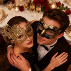 Couple Makeup Ball Mask Set
