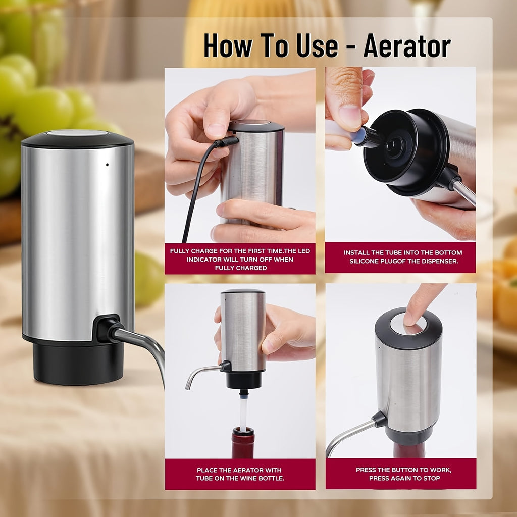 Electric Wine Opener Set