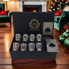 Stainless Steel Cup Set – 8 Cups & 2 Openers Gift Box