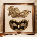 Couple Makeup Ball Mask Set