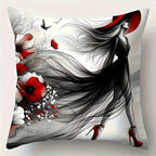 Fronhas de almofada com design de rosas e Mulheres Modernas