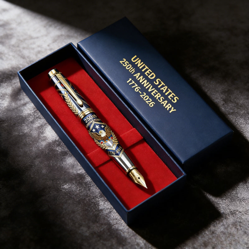 Pluma estilográfica 250 Aniversario – Edición de regalo de acero inoxidable prémium