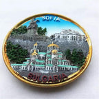 Sofia Bulgaria -handmade magnet, creative home and kitchen (Bulgaria) - World Gifts