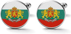 Bulgarian Badge Flag Custom Cuff Links - World Gifts