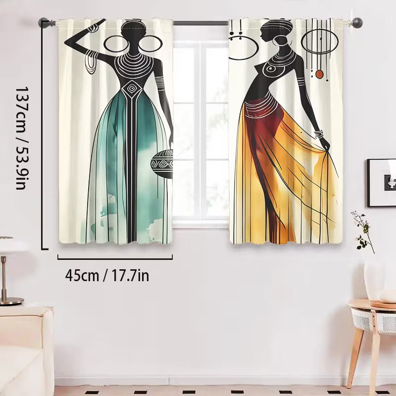 Blackout Curtain Panels African Style