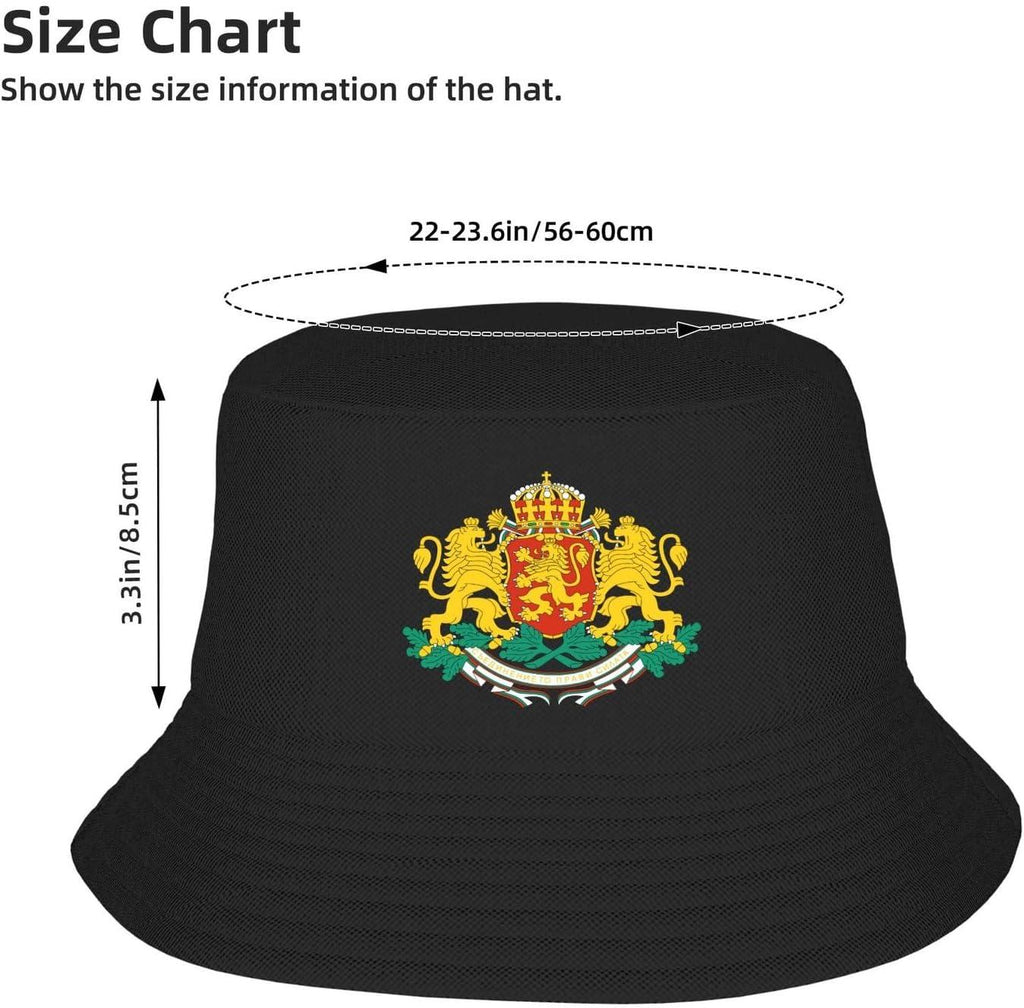 Bulgarian Bucket Hat Coat of arms . - World Gifts