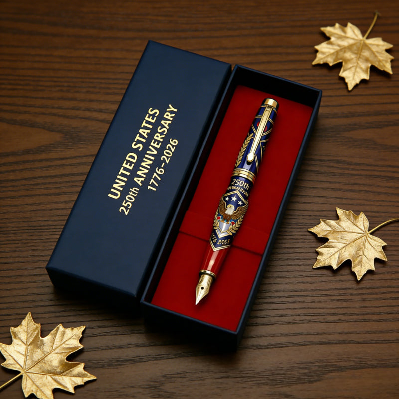 250th Anniversary Fountain Pen – Premium Stainless Steel Gift Edition