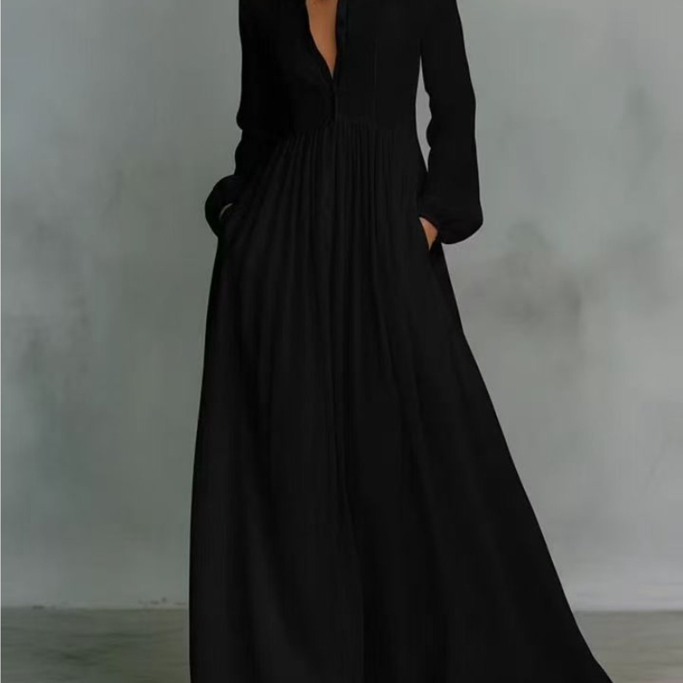 Elegant French Shirt Dress