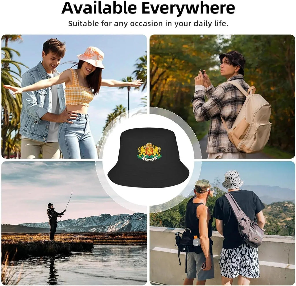 Bulgarian Bucket Hat Coat of arms . - World Gifts