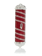 Red Modern Mezuzah - World Gifts