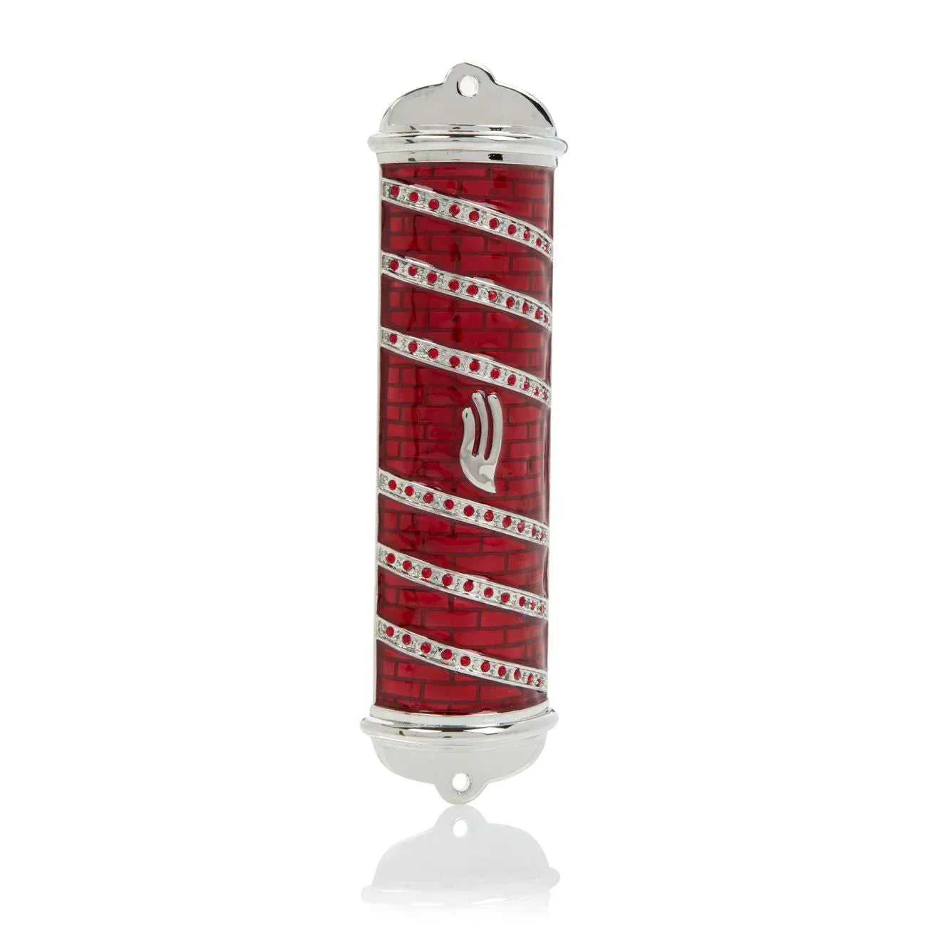 Red Modern Mezuzah - World Gifts
