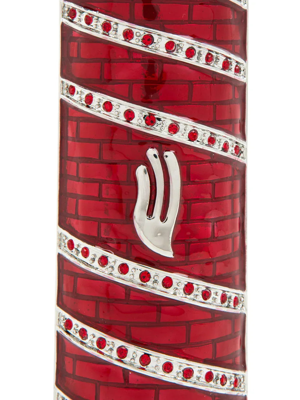 Red Modern Mezuzah - World Gifts
