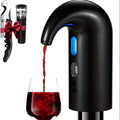 Set de aireador, decantador y dispensador de vino eléctrico mini