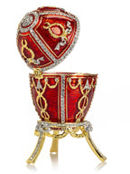 Red Faberge Egg - World Gifts