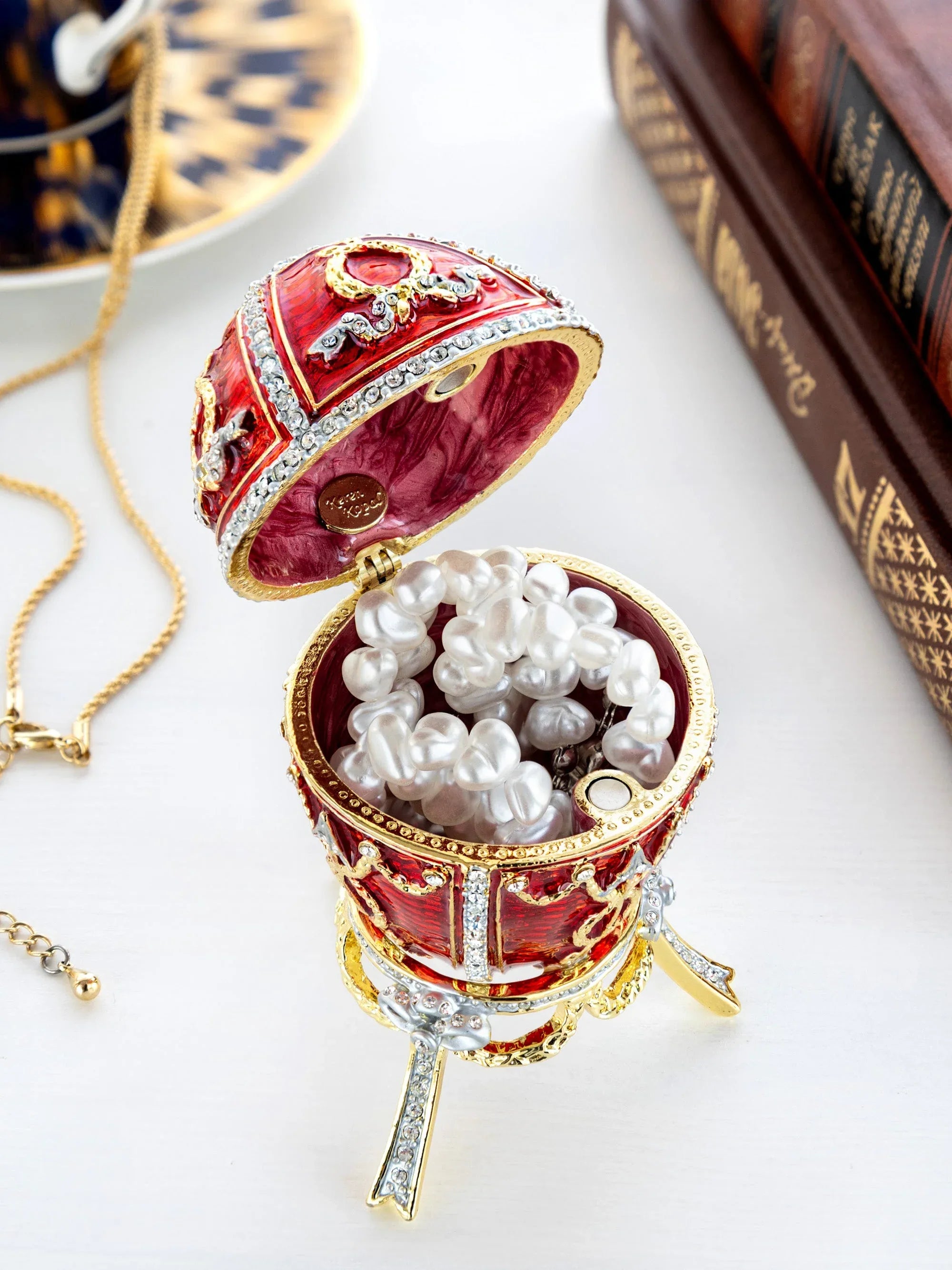 Red Faberge Egg - World Gifts