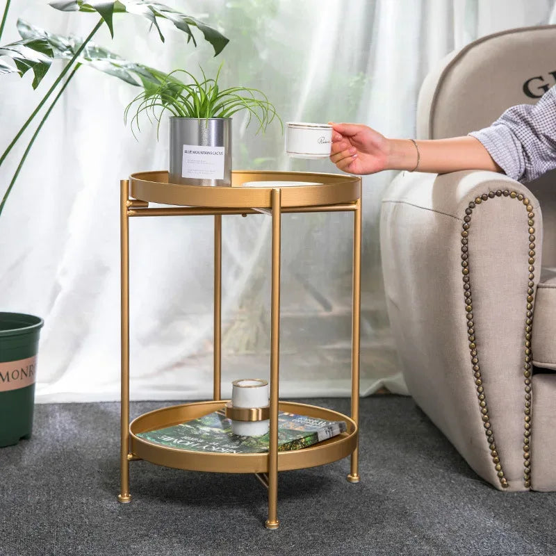 Minimalist Nordic Iron Tea Table - World Gifts