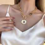 Collar colgante de piedra vintage Flashbuy ✨