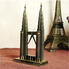 Maqueta 3D de Puntos de Referencia Mundiales de Metal 🌍