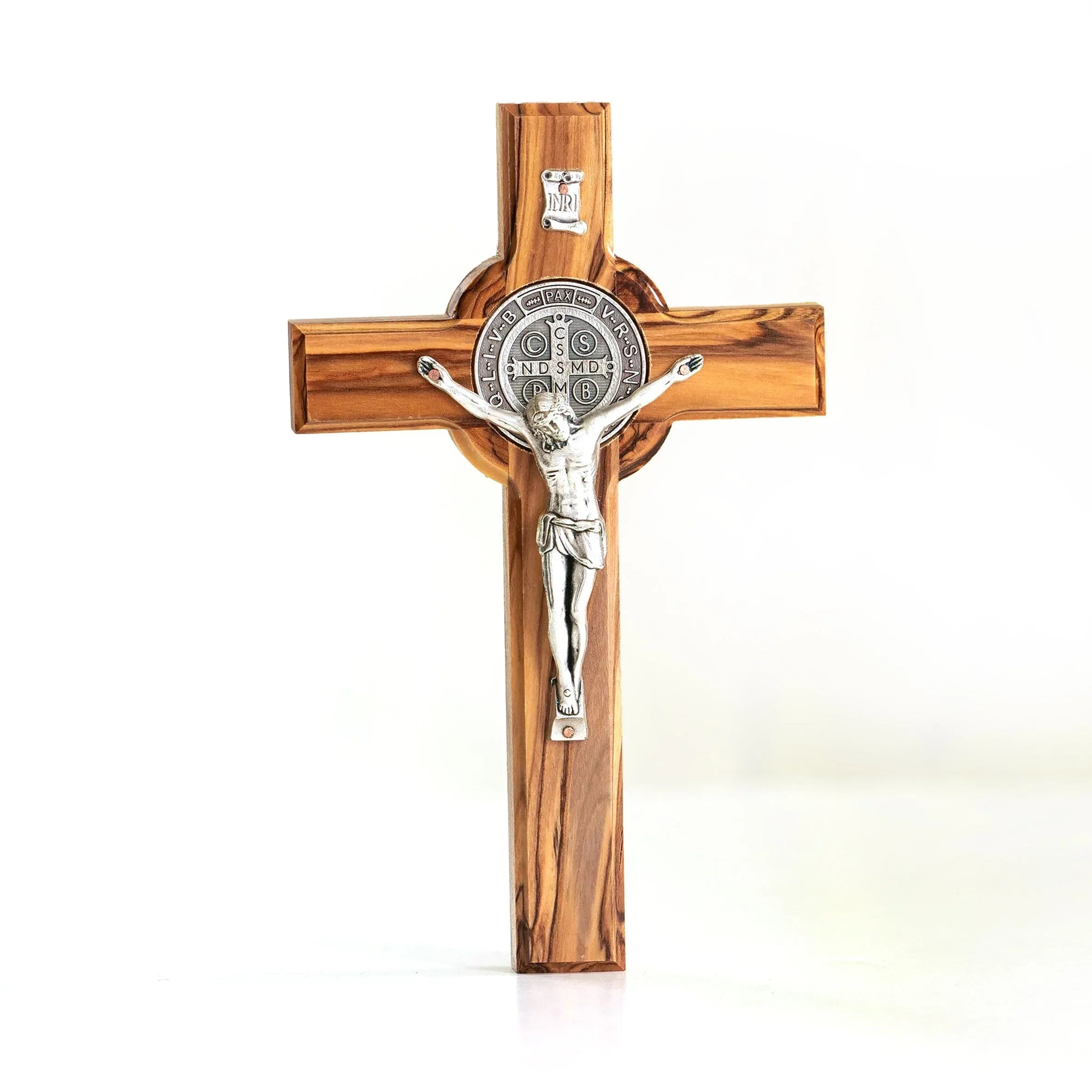 St. Benedict Cross made of olive wood - World Gifts