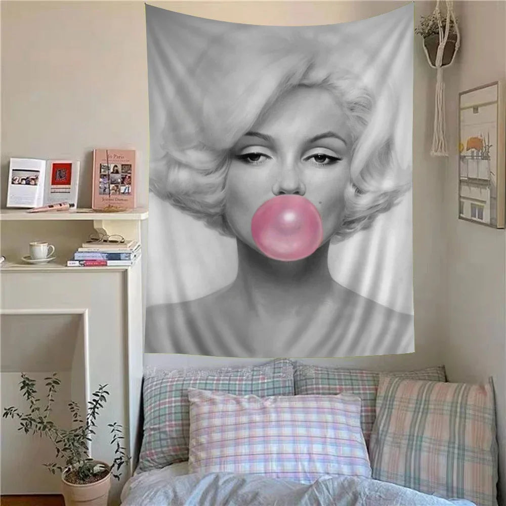 Marilyn Monroe Colorful Bohemian Tapestry – Wall Art Decor
