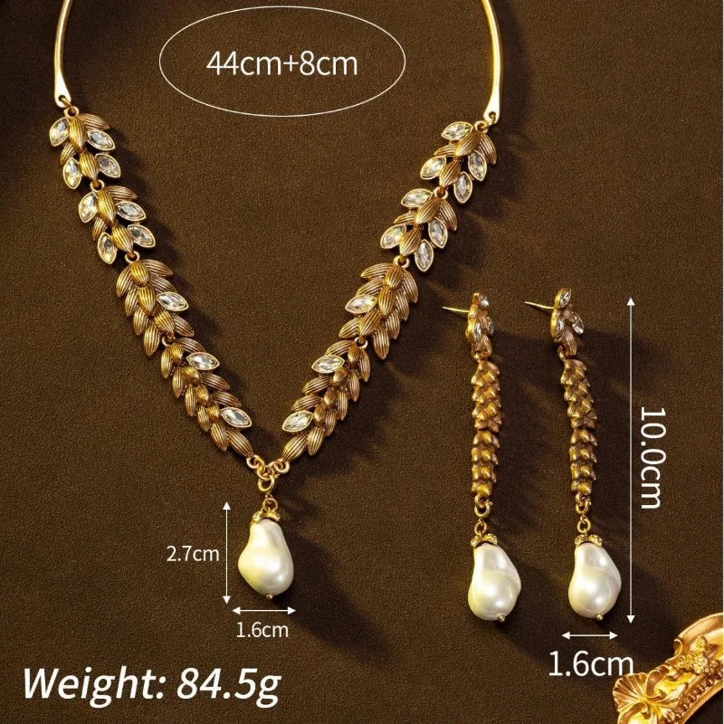 NISHIZAWA Leaf Wheat Earrings ✨