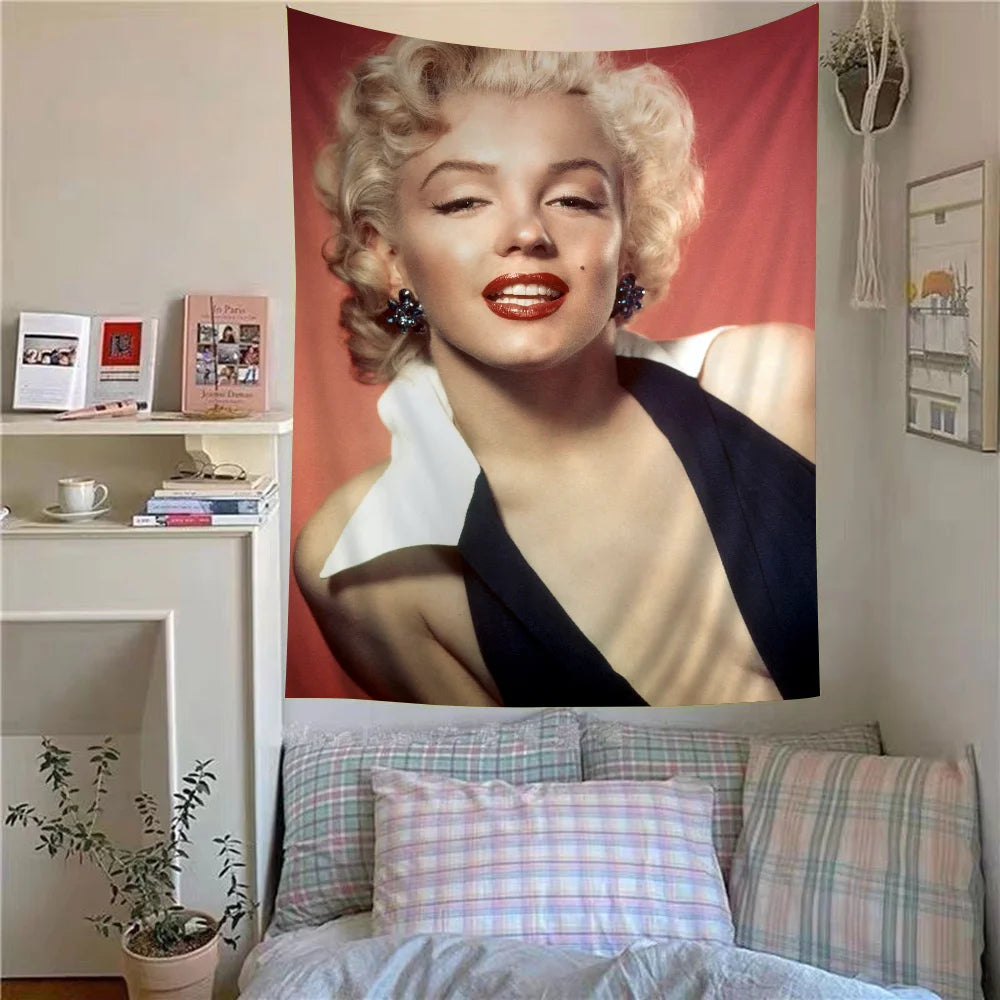 Marilyn Monroe Colorful Bohemian Tapestry – Wall Art Decor