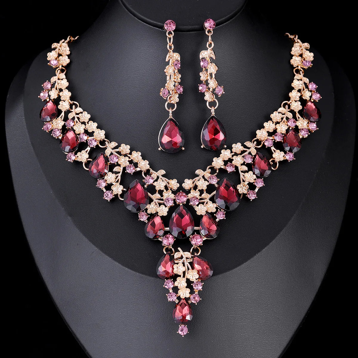 Luxury Crystal Jewelry Set ✨ (3PCS)