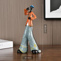 Figura de arte musical de banda de rock – Estatua de personaje de resina para decoración de sala de estar y vitrina de vinos