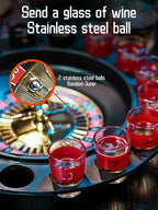 Bar Party Shot Glass Roulette – 16-Shot Turntable Drinking Game for Beer & Spirits