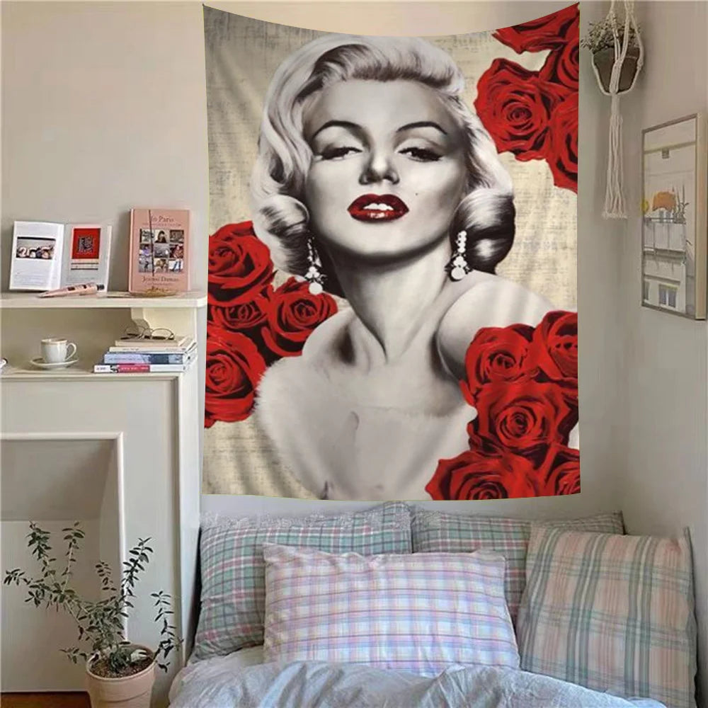 Marilyn Monroe Colorful Bohemian Tapestry – Wall Art Decor