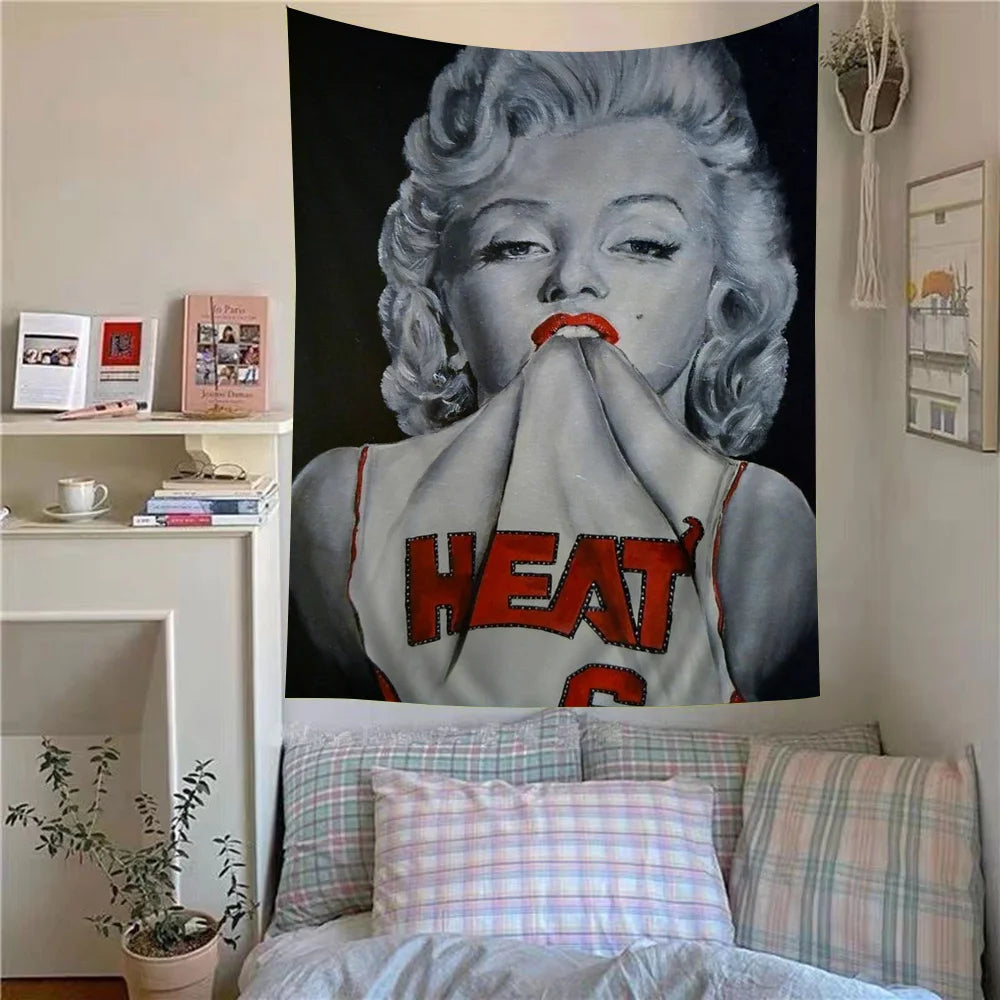 Marilyn Monroe Colorful Bohemian Tapestry – Wall Art Decor