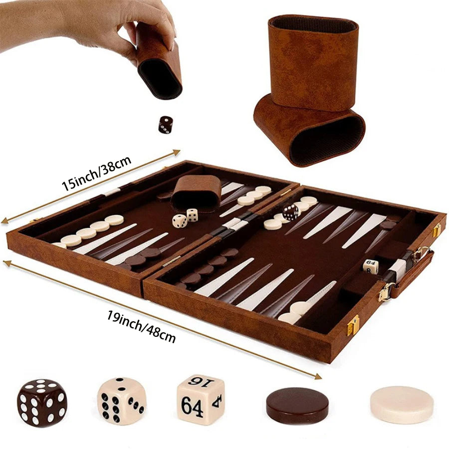 38cm Classic Backgammon Set