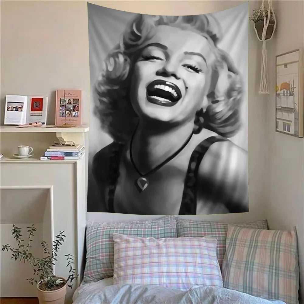 Marilyn Monroe Colorful Bohemian Tapestry – Wall Art Decor