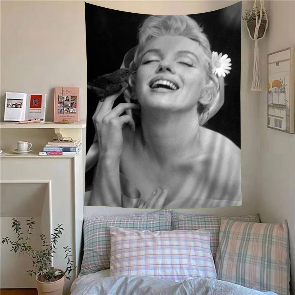 Marilyn Monroe Colorful Bohemian Tapestry – Wall Art Decor