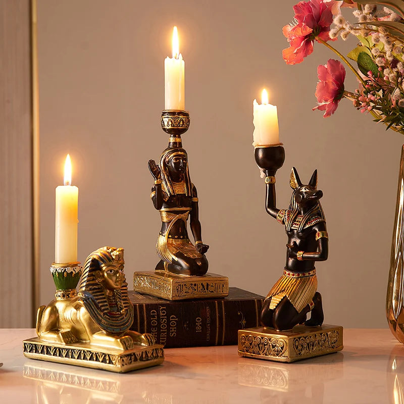 Vintage Egyptian Cat Statue – Goddess Bastet Figurine for Home & Office Decor