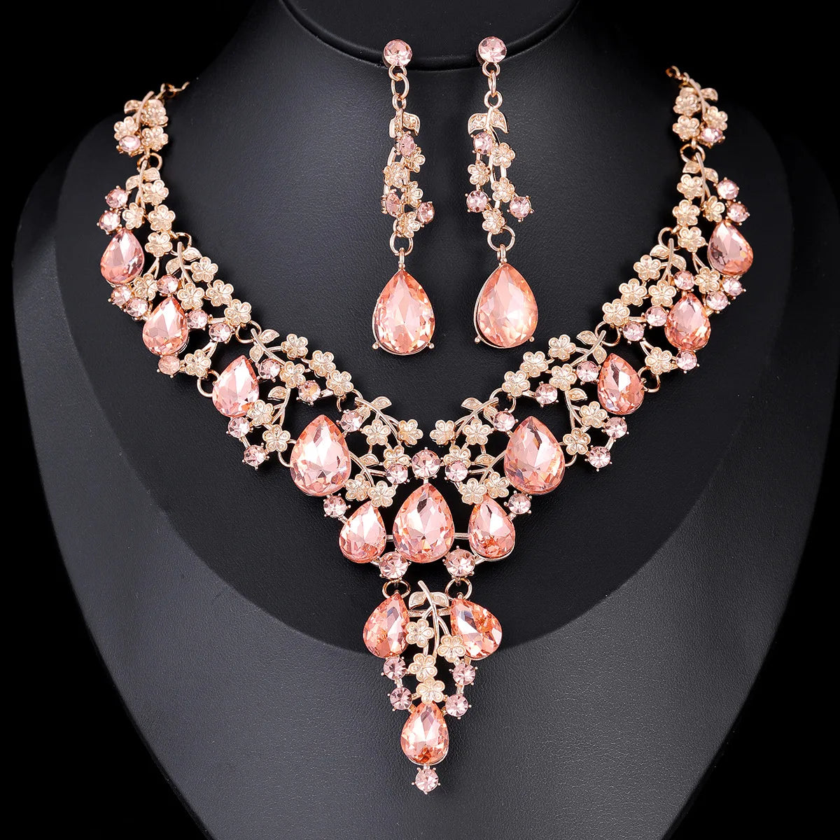 Luxury Crystal Jewelry Set ✨ (3PCS)