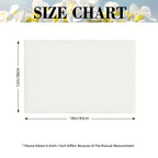 Retro Beige Floral Placemats Set – Mandala Design