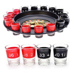 Bar Party Shot Glass Roulette – 16-Shot Turntable Drinking Game for Beer & Spirits