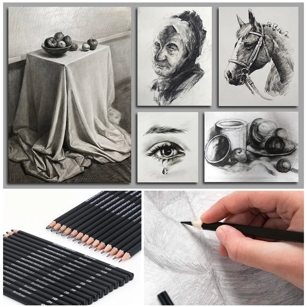 Kit profesional de dibujo de 14/26/64/126 piezas