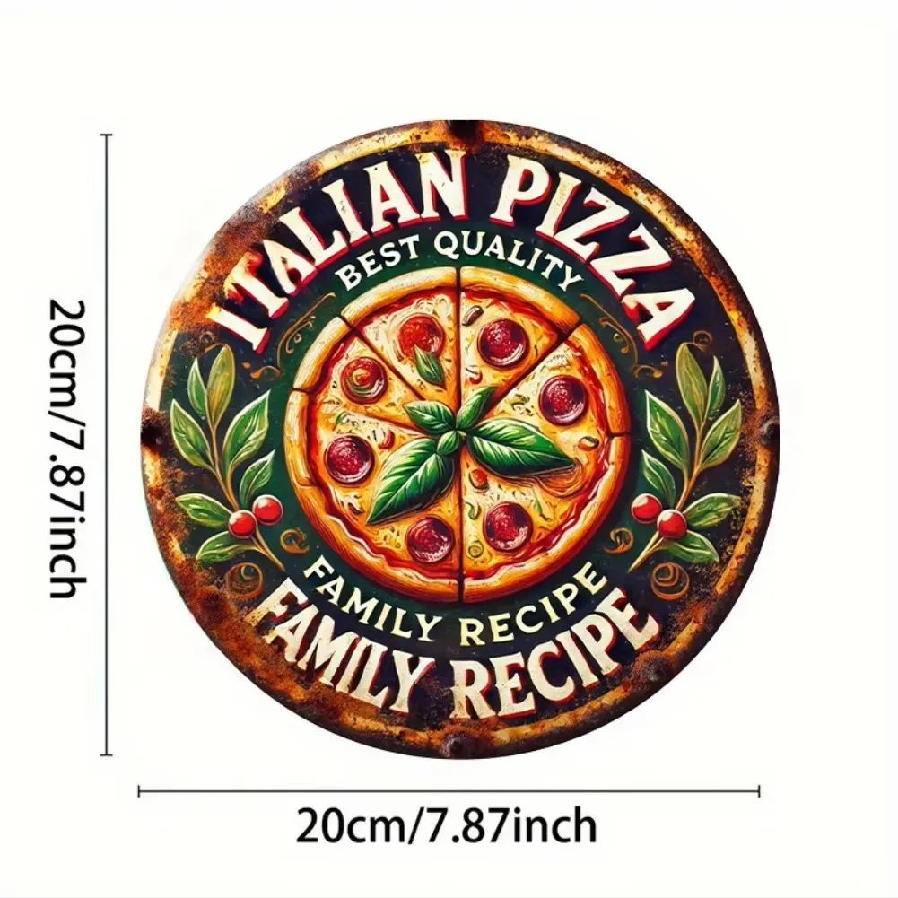 BBQ Party 2D Flat Tin Sign – 8"x8" 🍖