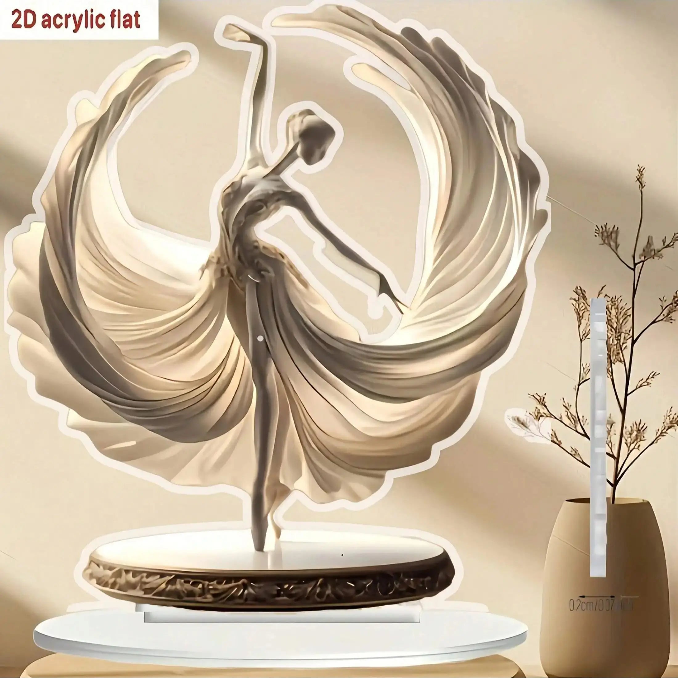 Crystal Ballet Dancer Statue ✨