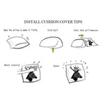 Audrey Hepburn Plush Cushion Cover – Double-Sided Sofa Pillow