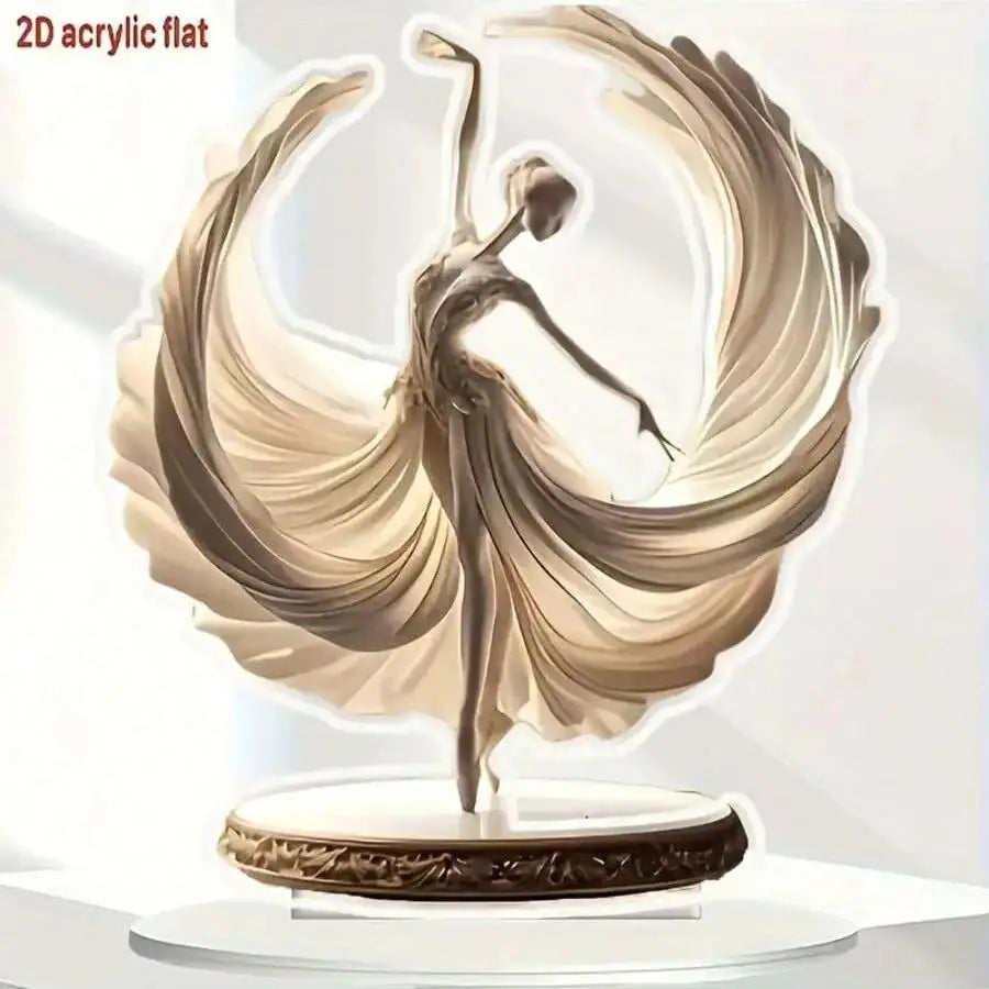 Crystal Ballet Dancer Statue ✨