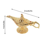 Aladdin Lamp Decorative Ornament Large European Retro Home Decoration Metal Decoration Crafts Holiday Gift - World Gifts