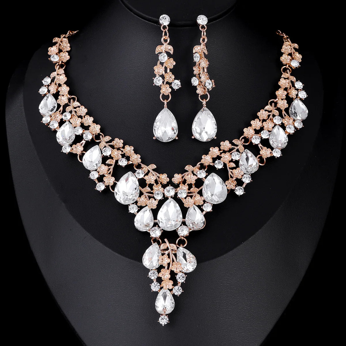 Luxury Crystal Jewelry Set ✨ (3PCS)