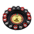 Bar Party Shot Glass Roulette – 16-Shot Turntable Drinking Game for Beer & Spirits